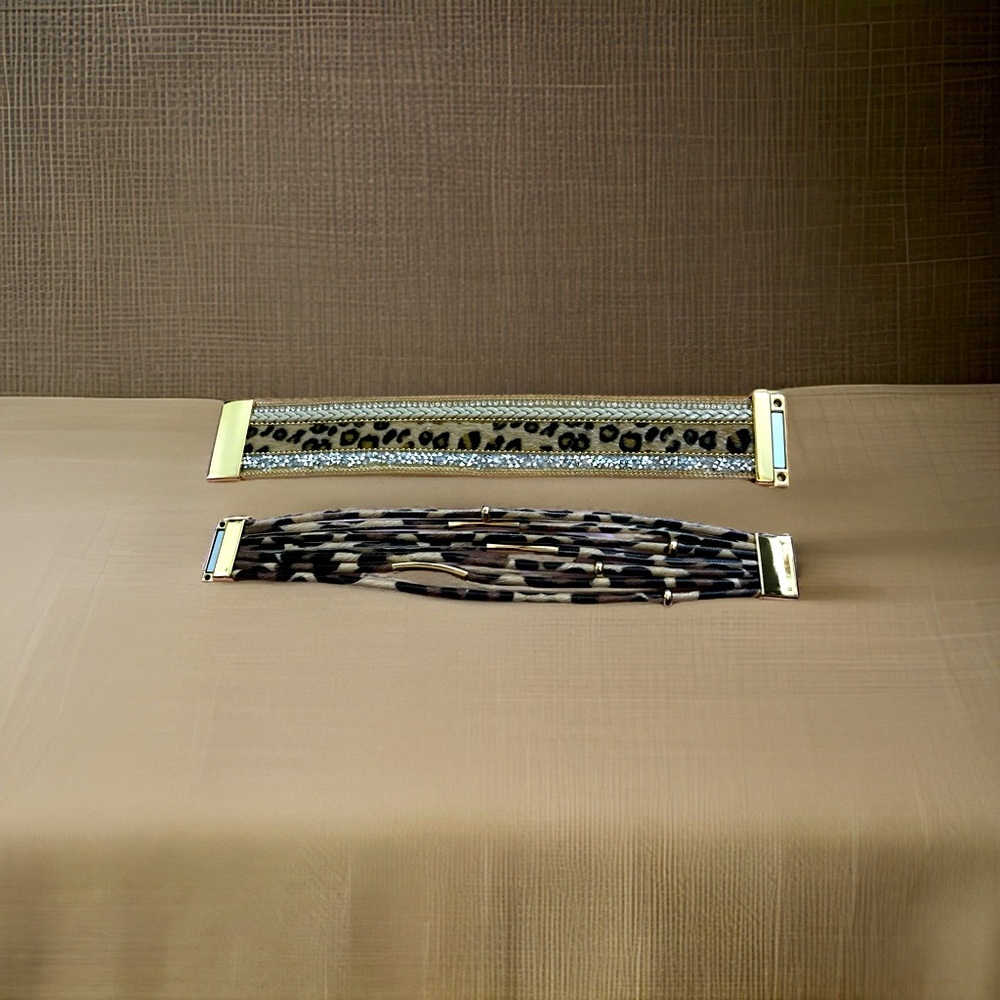 🌷Two Leopard Bracelets for One Price